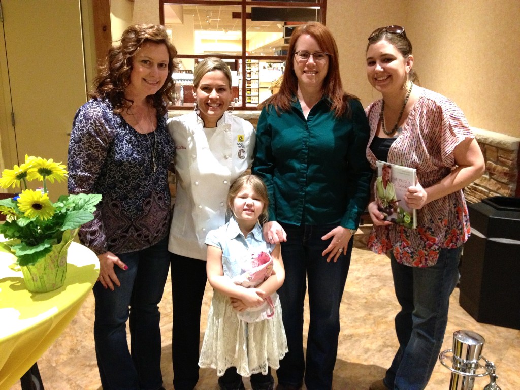 Cat Cora cooking demo