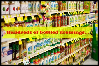 dressing bottles
