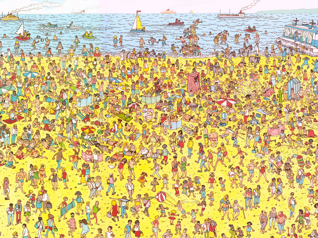 Where's Wally scene