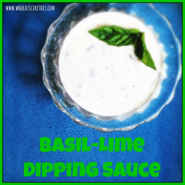 Basil-Lime Dipping Sauce