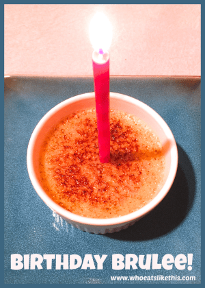 Birthday Brûlée